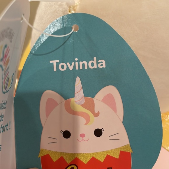 ⚡️NWT 8” Tovinda the Caticorn In Reese’s Peanut Butter Cup Squishmallow - Picture 3 of 3